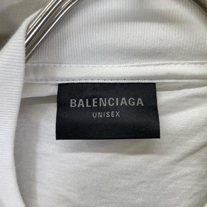 BALENCIAGA バレンシアガ 22年 720406 オフホワイト ドッキングパーカー トップス