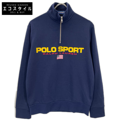 PoloSportRalphLauren ポロスポーツラルフローレン ネイビー ハーフジップスウェットシャツ トップス