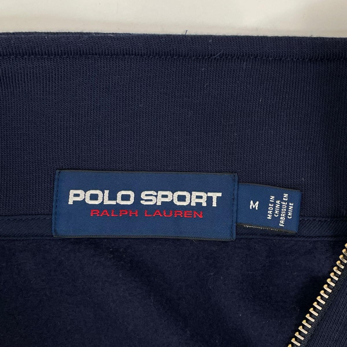 PoloSportRalphLauren ポロスポーツラルフローレン ネイビー ハーフジップスウェットシャツ トップス
