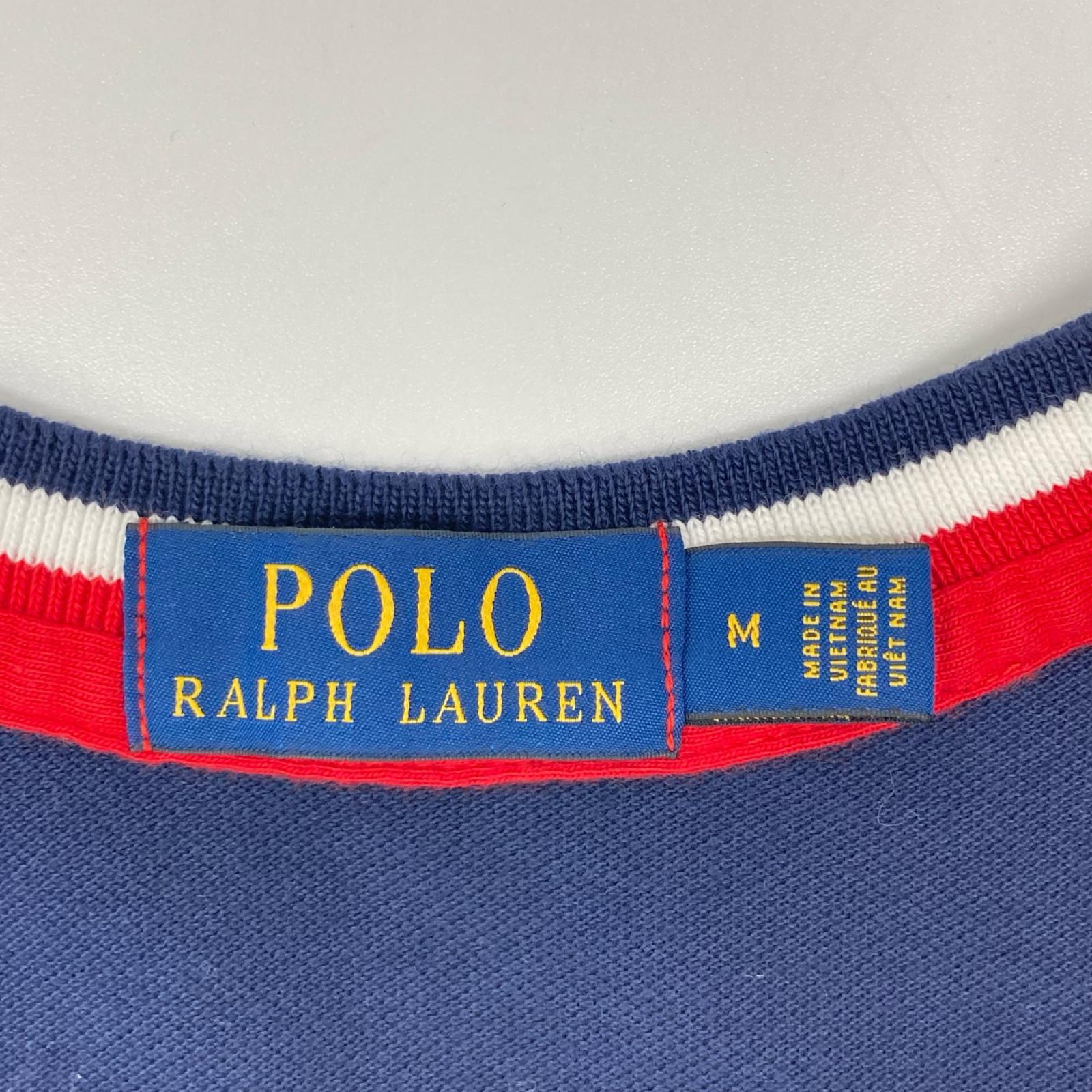 POLObyRalphLauren ポロラルフローレン ネイビー ネイビー　USAプリント タンクトップシャツ トップス