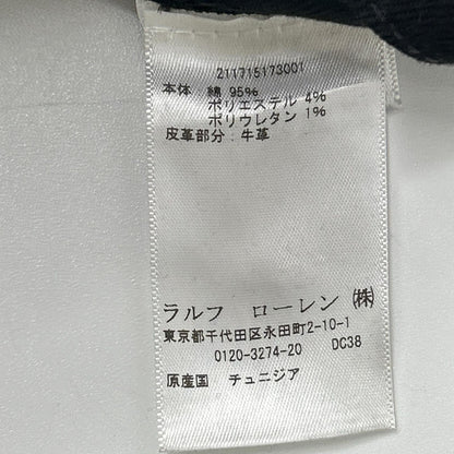 POLObyRalphLauren ポロラルフローレン ブラック 金ボタン 金刺繍サイドライン フレアデニム ボトムス