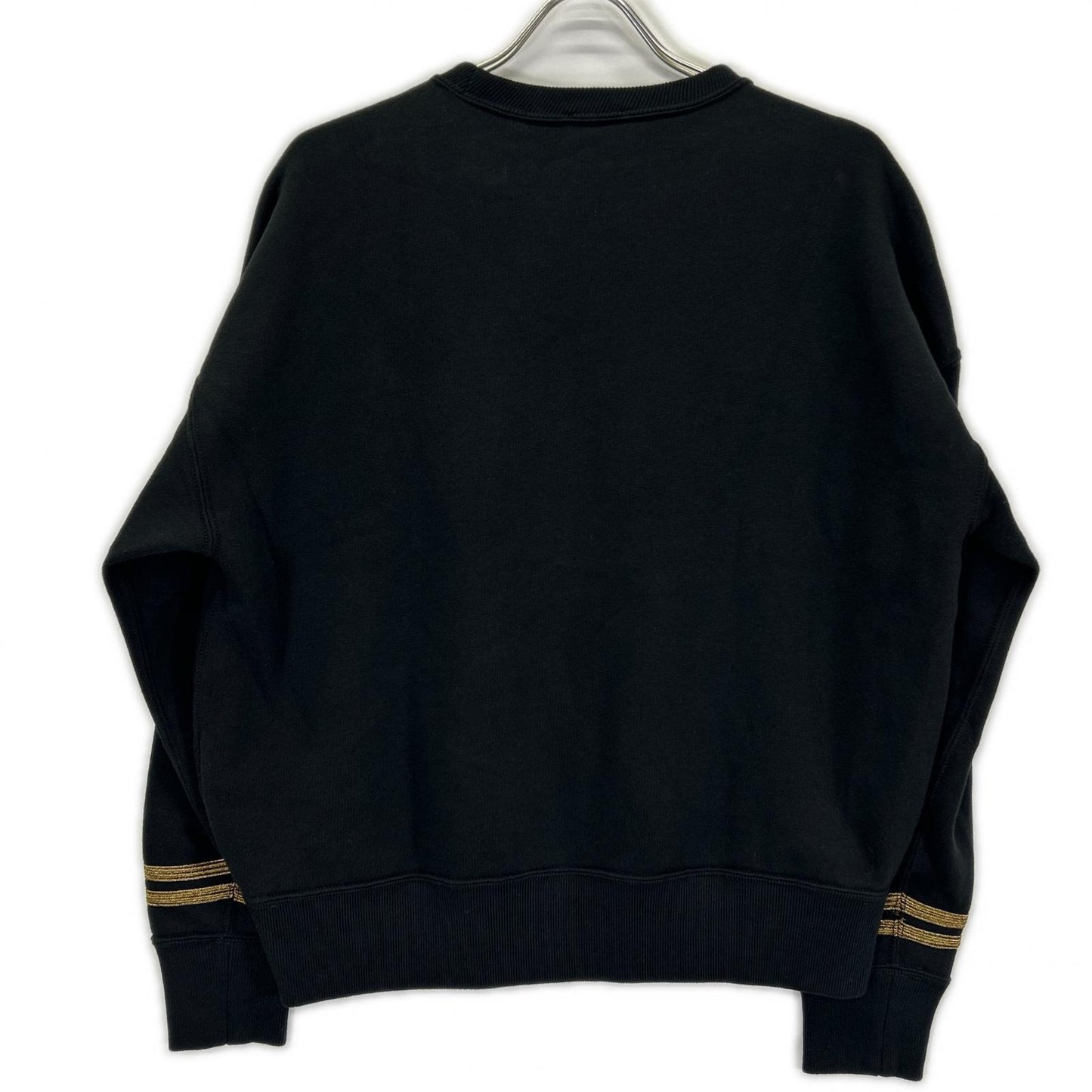 POLObyRalphLauren ポロラルフローレン ブラック ゴールド刺繍 現行QRtタグ スウェットトレーナ トップス