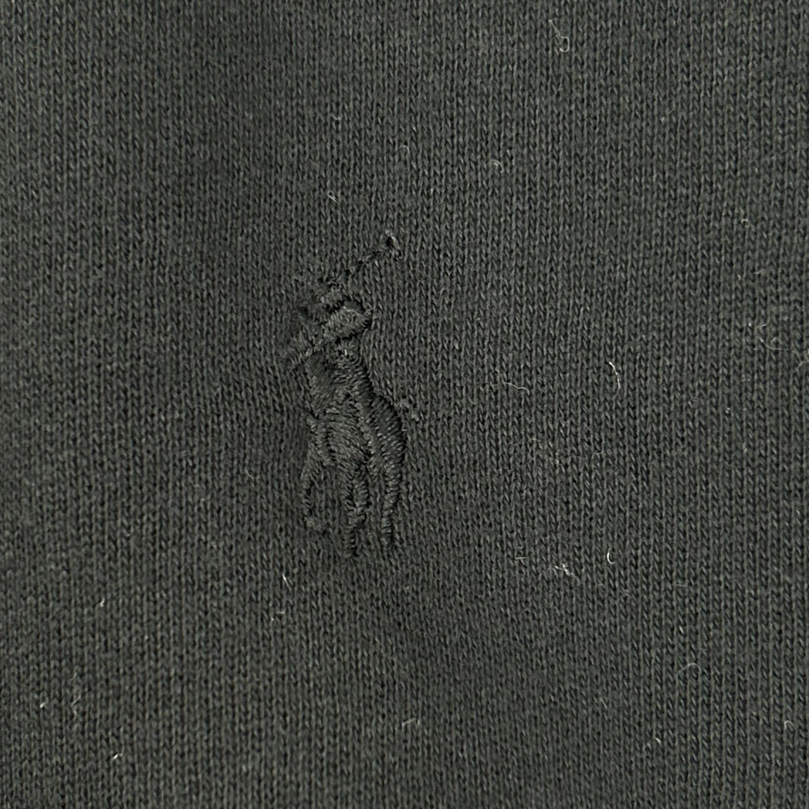 POLObyRalphLauren ポロラルフローレン ブラック ゴールド刺繍 現行QRtタグ スウェットトレーナ トップス