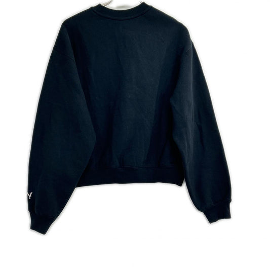 ALEXANDER WANG アレキサンダーワン 【Alexander Wang.T】ブラック ロゴスウェットトレーナ トップス