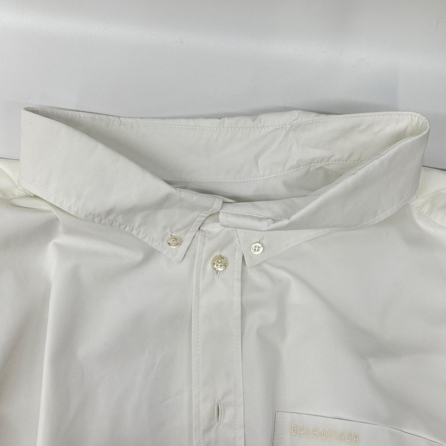 BALENCIAGA バレンシアガ 21年 694648 オーバーサイズ長袖シャツ トップス