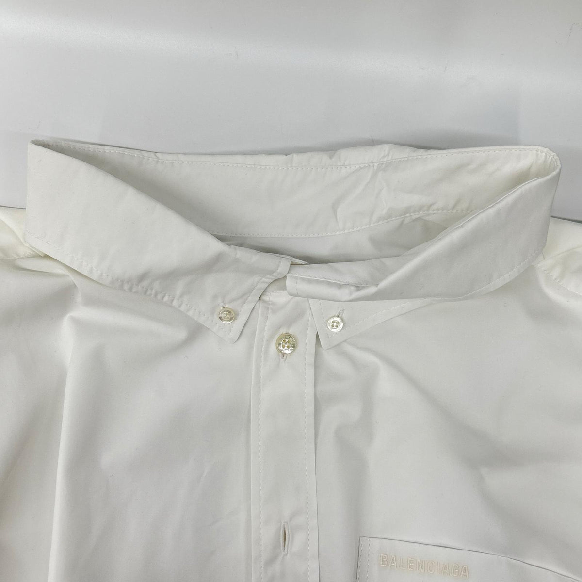 BALENCIAGA バレンシアガ 21年 694648 オーバーサイズ長袖シャツ トップス
