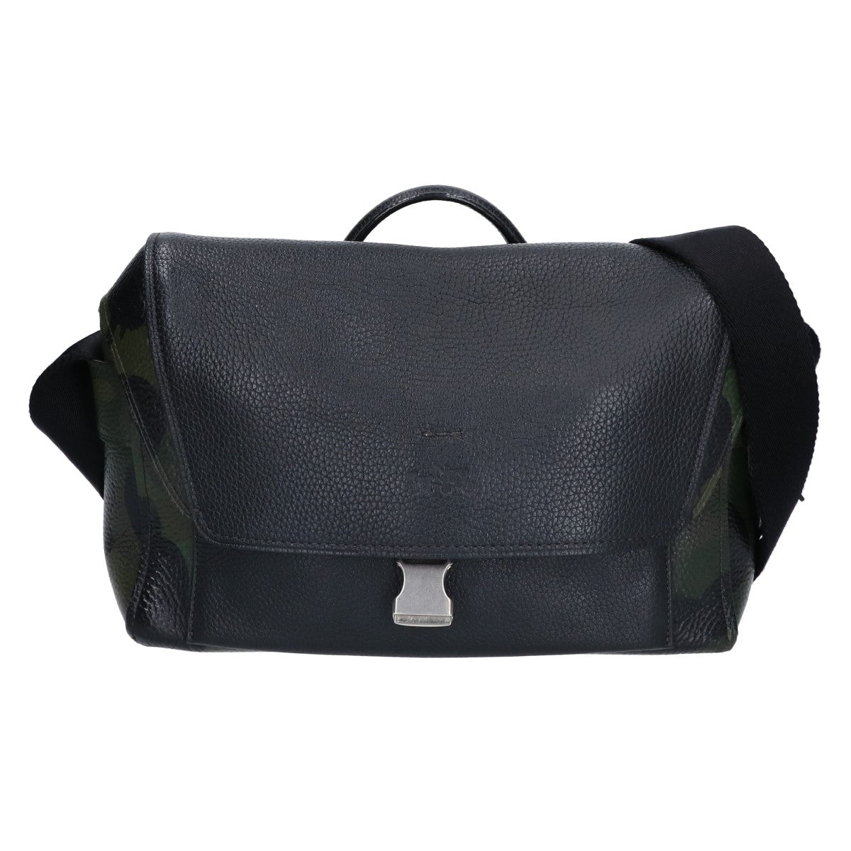 COACH コーチ 72009 カモフラ切替 レザー マンハッタンワイルドビースト ショルダーバッグ