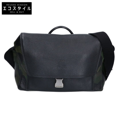 COACH コーチ 72009 カモフラ切替 レザー マンハッタンワイルドビースト ショルダーバッグ