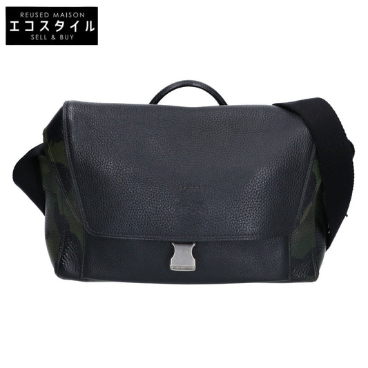 COACH コーチ 72009 カモフラ切替 レザー マンハッタンワイルドビースト ショルダーバッグ
