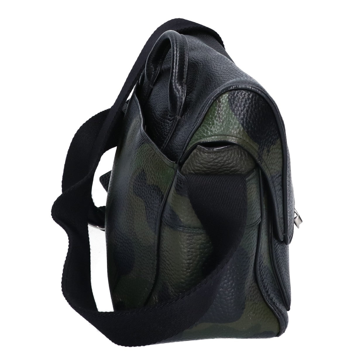 COACH コーチ 72009 カモフラ切替 レザー マンハッタンワイルドビースト ショルダーバッグ