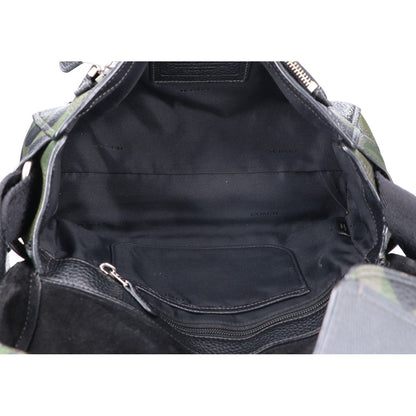 COACH コーチ 72009 カモフラ切替 レザー マンハッタンワイルドビースト ショルダーバッグ