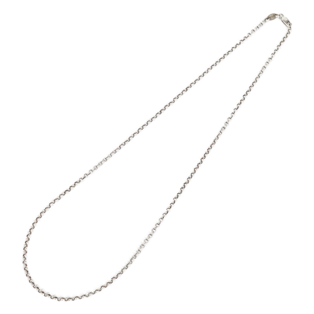 Chrome hearts クロムハーツ 美品 925 18インチ ロールチェーン ネックレス