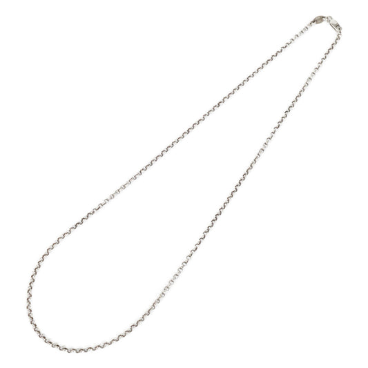 Chrome hearts クロムハーツ 美品 925 18インチ ロールチェーン ネックレス