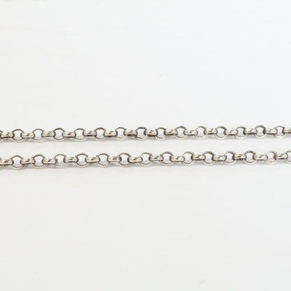 Chrome hearts クロムハーツ 美品 925 18インチ ロールチェーン ネックレス
