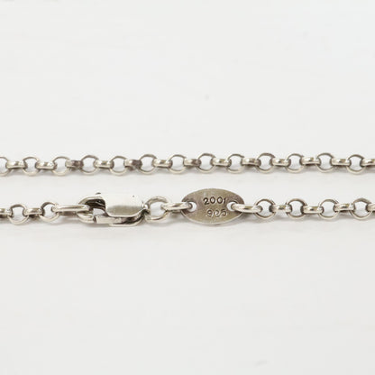 Chrome hearts クロムハーツ 美品 925 18インチ ロールチェーン ネックレス