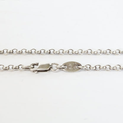 Chrome hearts クロムハーツ 美品 925 18インチ ロールチェーン ネックレス