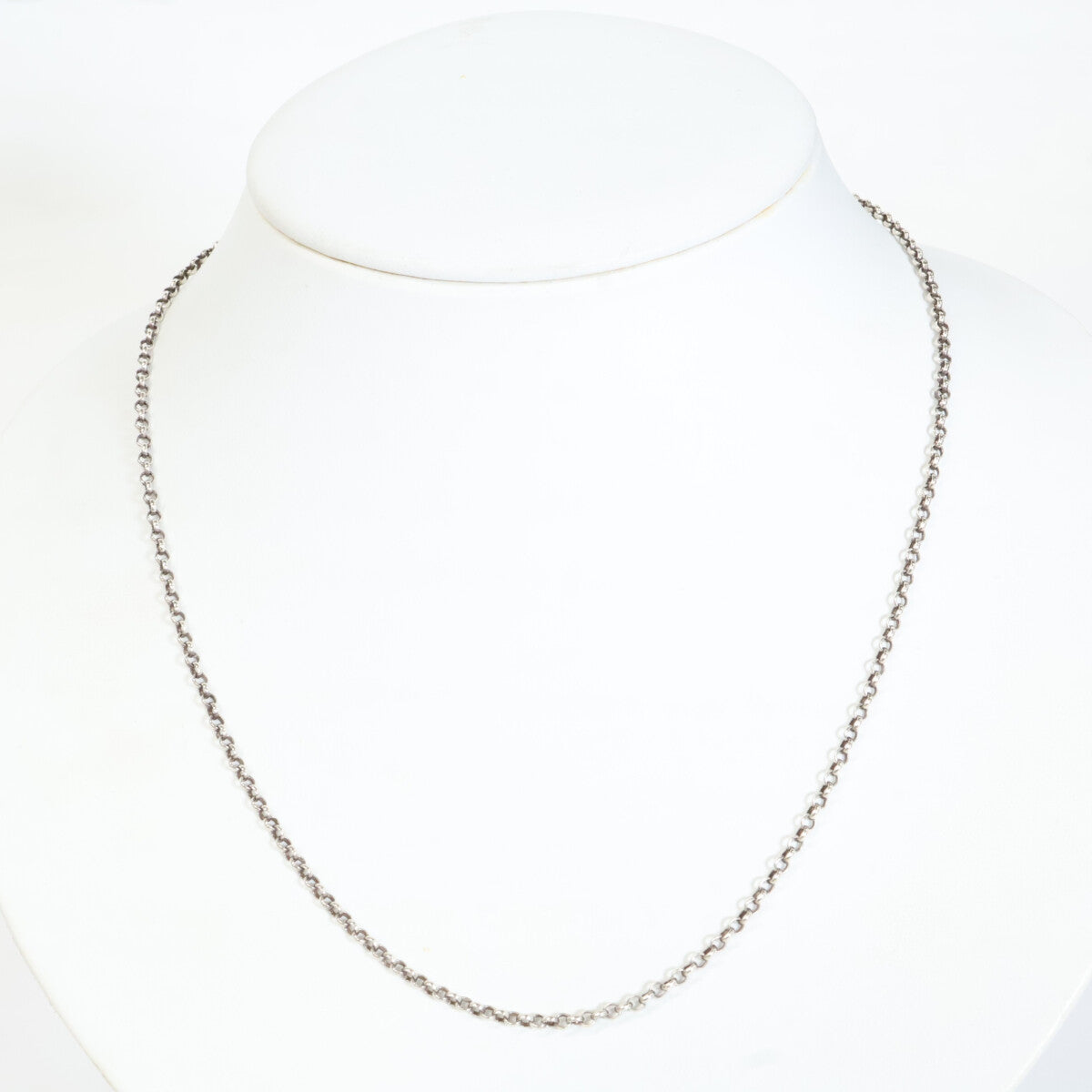 Chrome hearts クロムハーツ 美品 925 18インチ ロールチェーン ネックレス