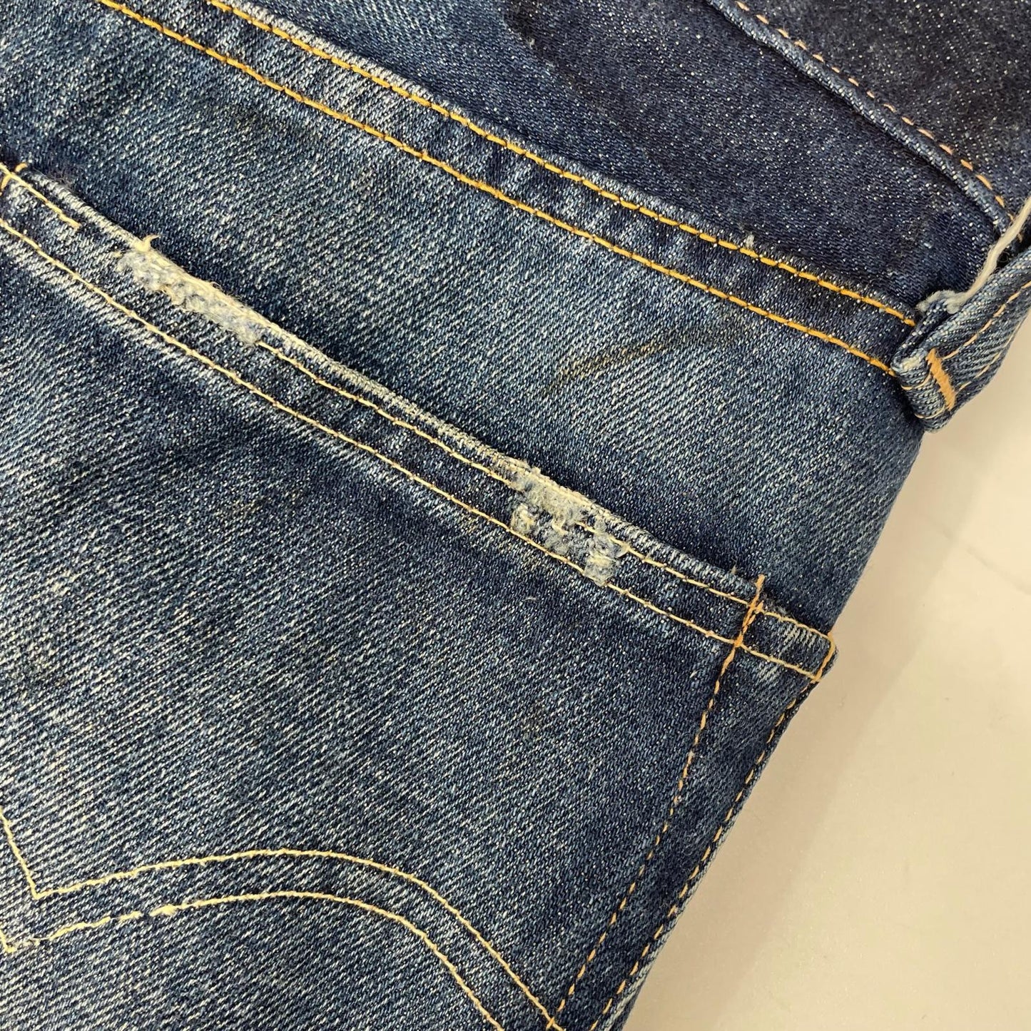 LEVI'S リーバイス 00年製 インディゴ ボタン裏555 バレンシア工場 501XX ボタンフライ ストレートデニムパンツ ボトムス