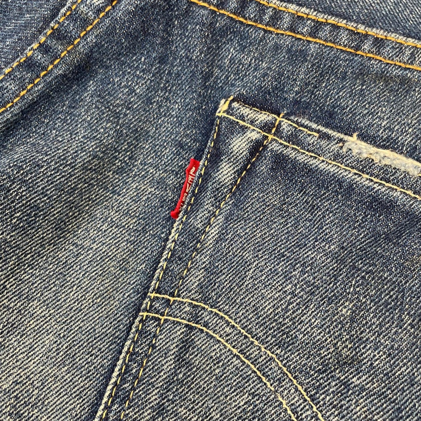 LEVI'S リーバイス 00年製 インディゴ ボタン裏555 バレンシア工場 501XX ボタンフライ ストレートデニムパンツ ボトムス