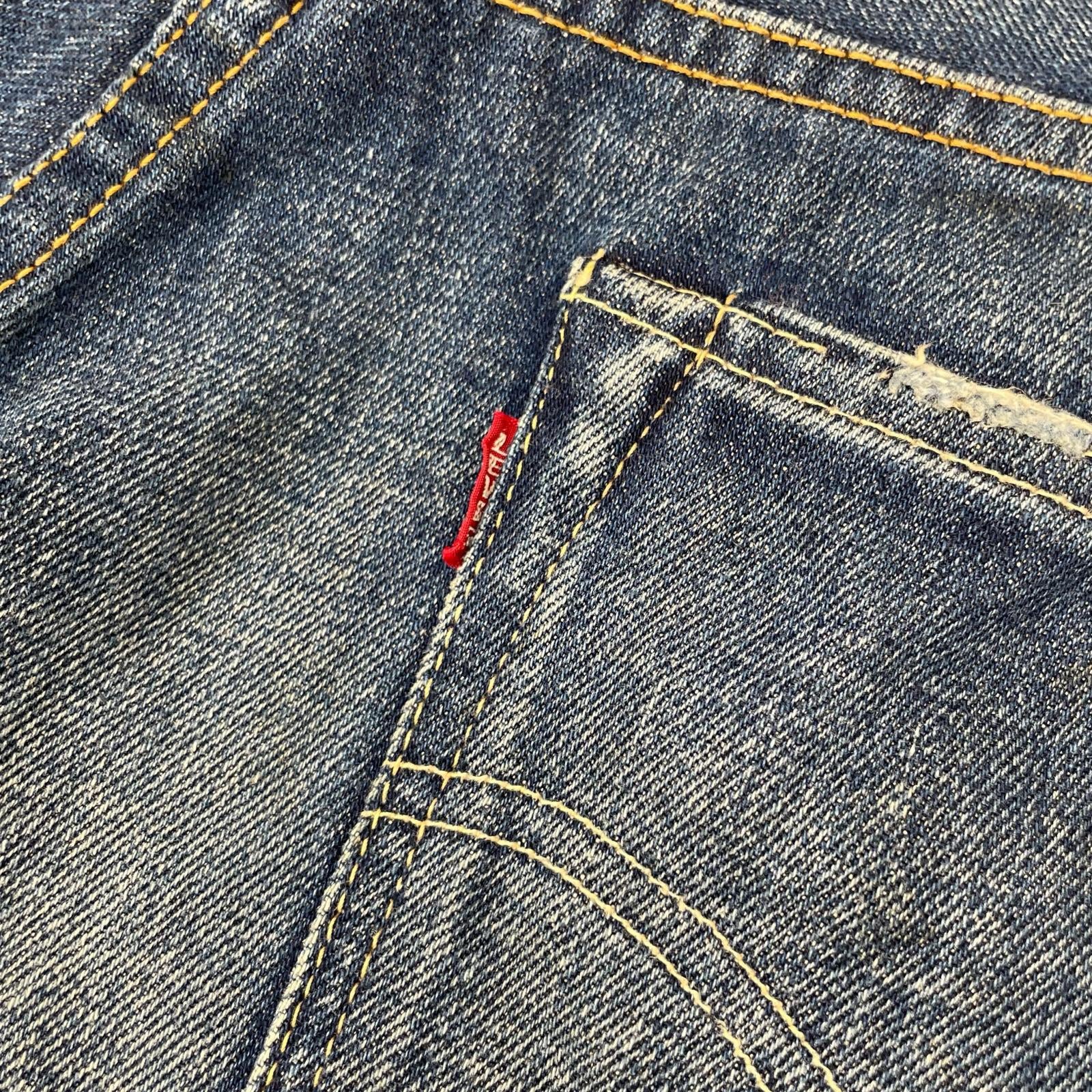 LEVI'S リーバイス 00年製 インディゴ ボタン裏555 バレンシア工場 501XX ボタンフライ ストレートデニムパンツ ボトムス