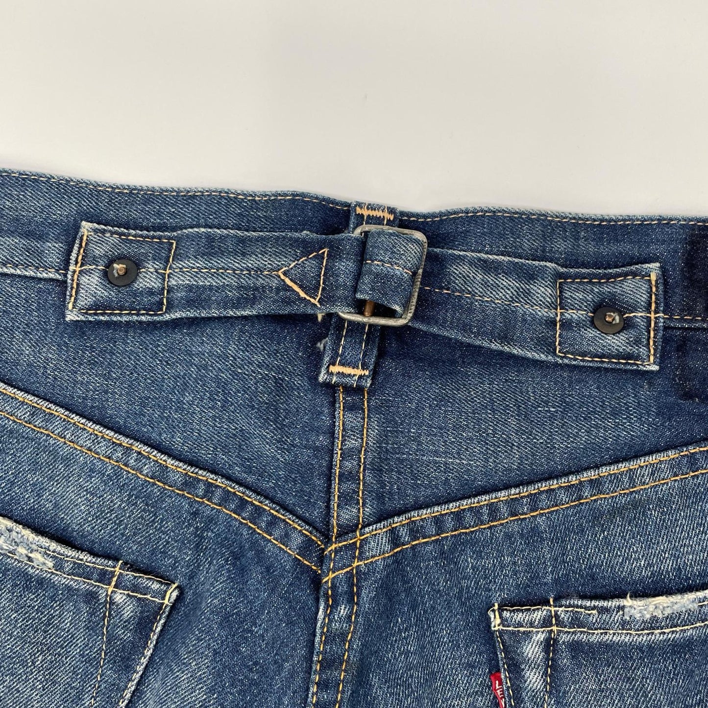 LEVI'S リーバイス 00年製 インディゴ ボタン裏555 バレンシア工場 501XX ボタンフライ ストレートデニムパンツ ボトムス