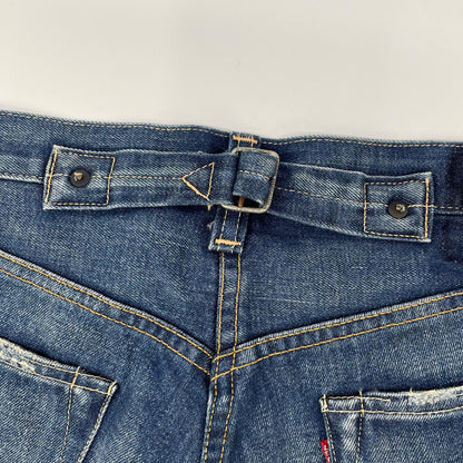 LEVI'S リーバイス 00年製 インディゴ ボタン裏555 バレンシア工場 501XX ボタンフライ ストレートデニムパンツ ボトムス
