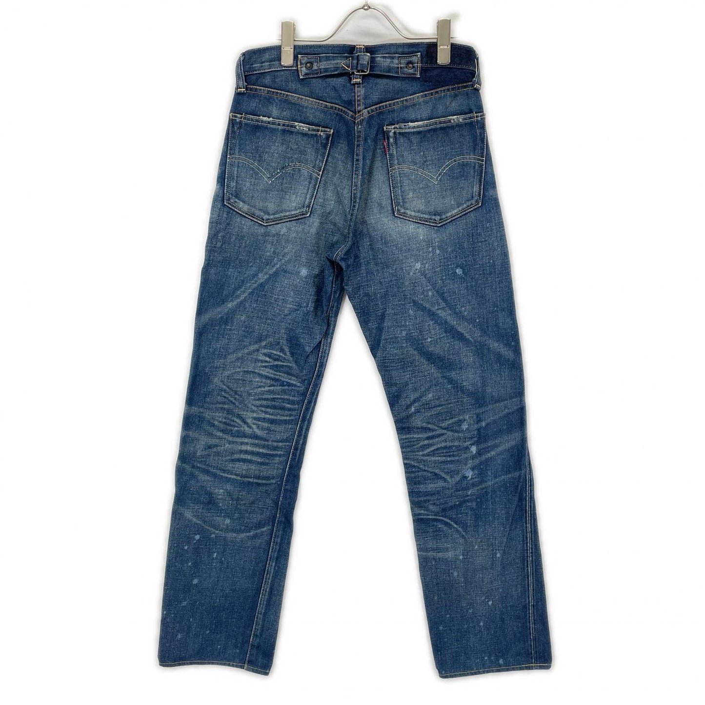 LEVI'S リーバイス 00年製 インディゴ ボタン裏555 バレンシア工場 501XX ボタンフライ ストレートデニムパンツ ボトムス