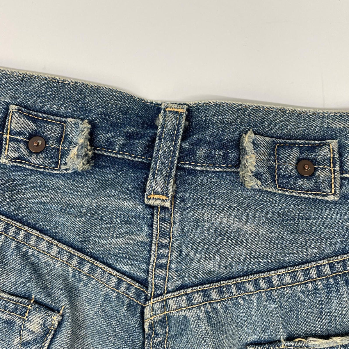 LEVI'S リーバイス 37501-006 インディゴ 37年復刻 シンチバック 501 ストレートデニムパンツ ボトムス