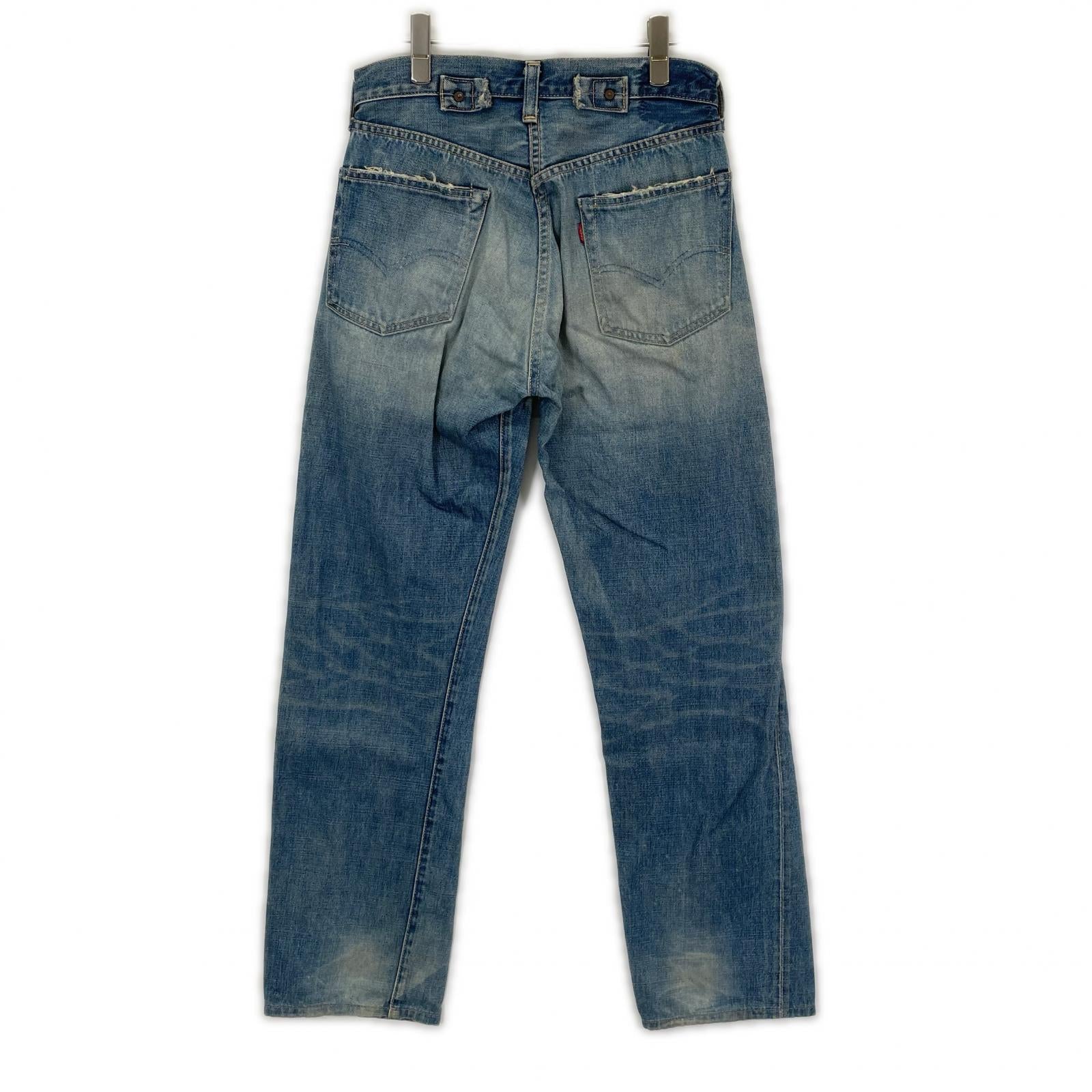 LEVI'S リーバイス 37501-006 インディゴ 37年復刻 シンチバック 501 ストレートデニムパンツ ボトムス