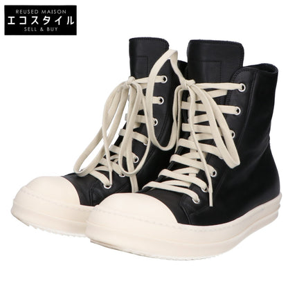 Rick Owens リックオウエンス 国内正規 RU02E1890 SNEAKERS/スニーカーズ（旧RAMONES/ラモーンズ ）レザー ハイカットスニーカー シューズ