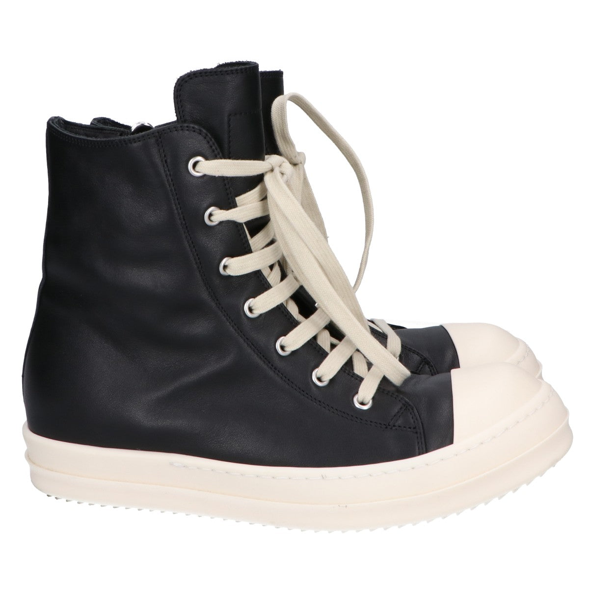Rick Owens リックオウエンス 国内正規 RU02E1890 SNEAKERS/スニーカーズ（旧RAMONES/ラモーンズ ）レザー ハイカットスニーカー シューズ