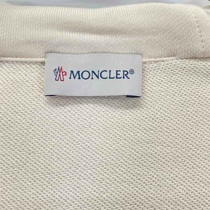 MONCLER モンクレール 16年 アイボリー トリプルワッペン ジップアップパーカー トップス