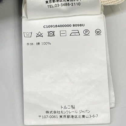 MONCLER モンクレール 16年 アイボリー トリプルワッペン ジップアップパーカー トップス