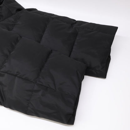 PRADA プラダ 【美品/国内正規/24年製】29O364 トライアングルロゴプレート ベルト付 フーディダウン コート