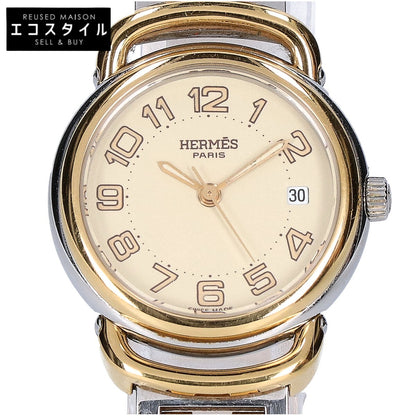 HERMES エルメス PU2.240 プルマン デイト クオーツ 腕時計