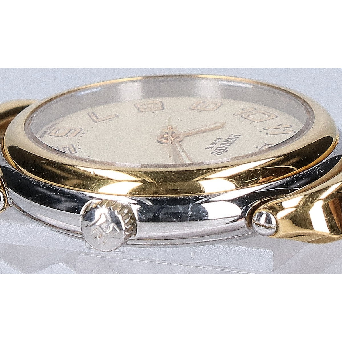 HERMES エルメス PU2.240 プルマン デイト クオーツ 腕時計