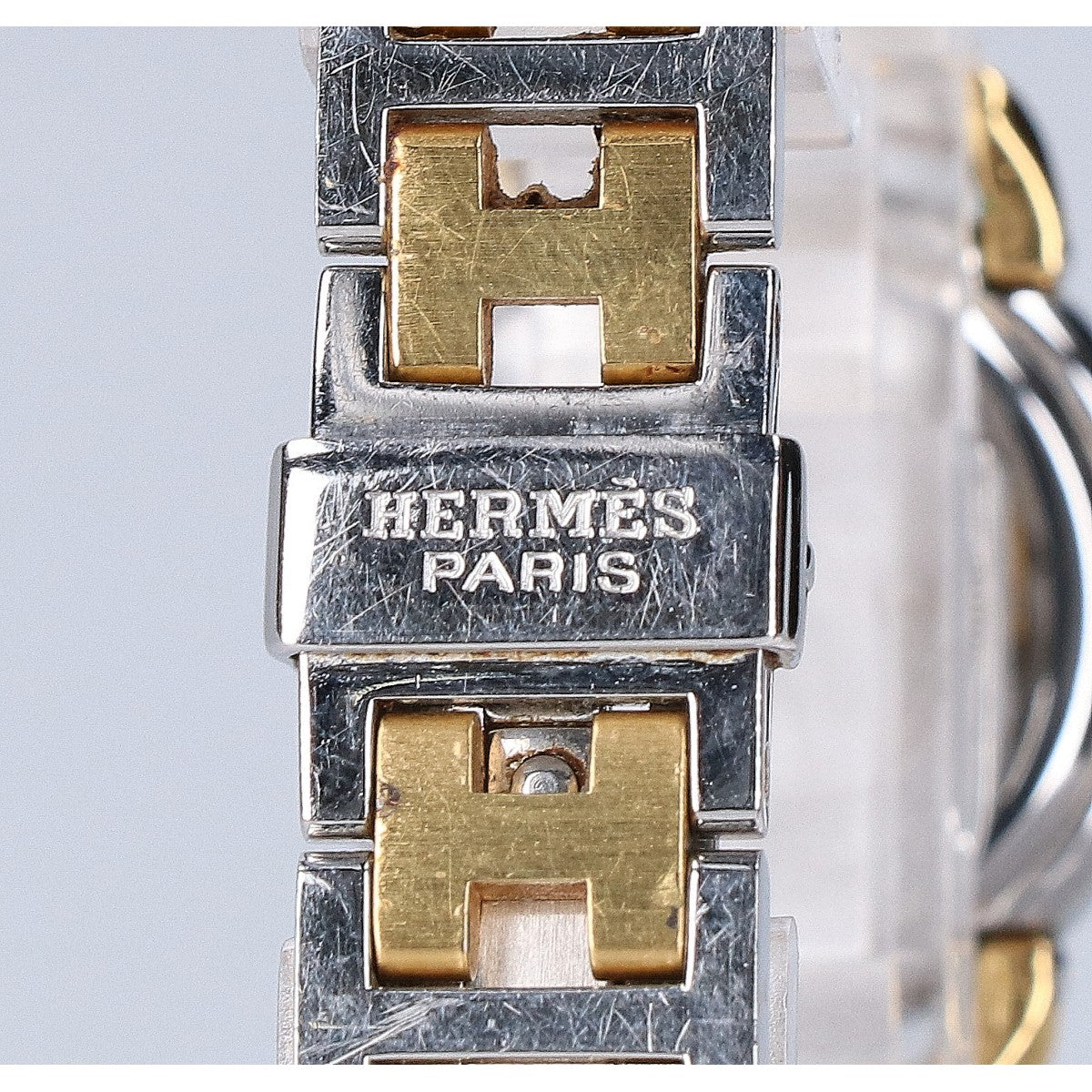 HERMES エルメス PU2.240 プルマン デイト クオーツ 腕時計