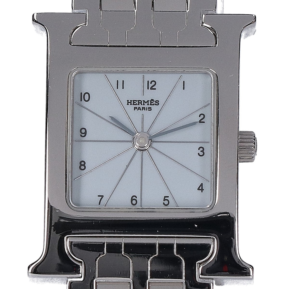 HERMES エルメス 新品仕上げ済み HH1.210 Hウォッチ クオーツ 腕時計