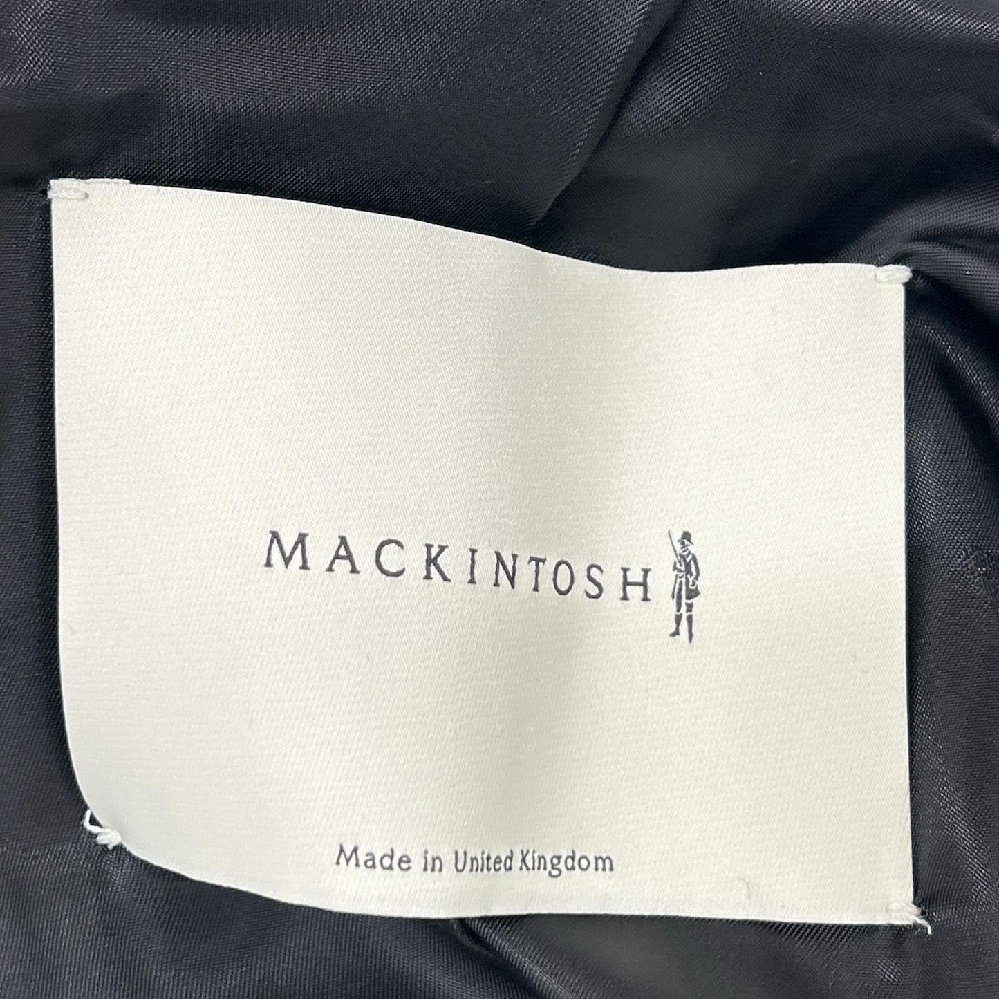 MACKINTOSH マッキントッシュ 22AW L222MO1103FEX2K ブラック HUMBIE DOUBLE SHORT EX ウール×キュプラ 金ボタン ステンカラーコート コート