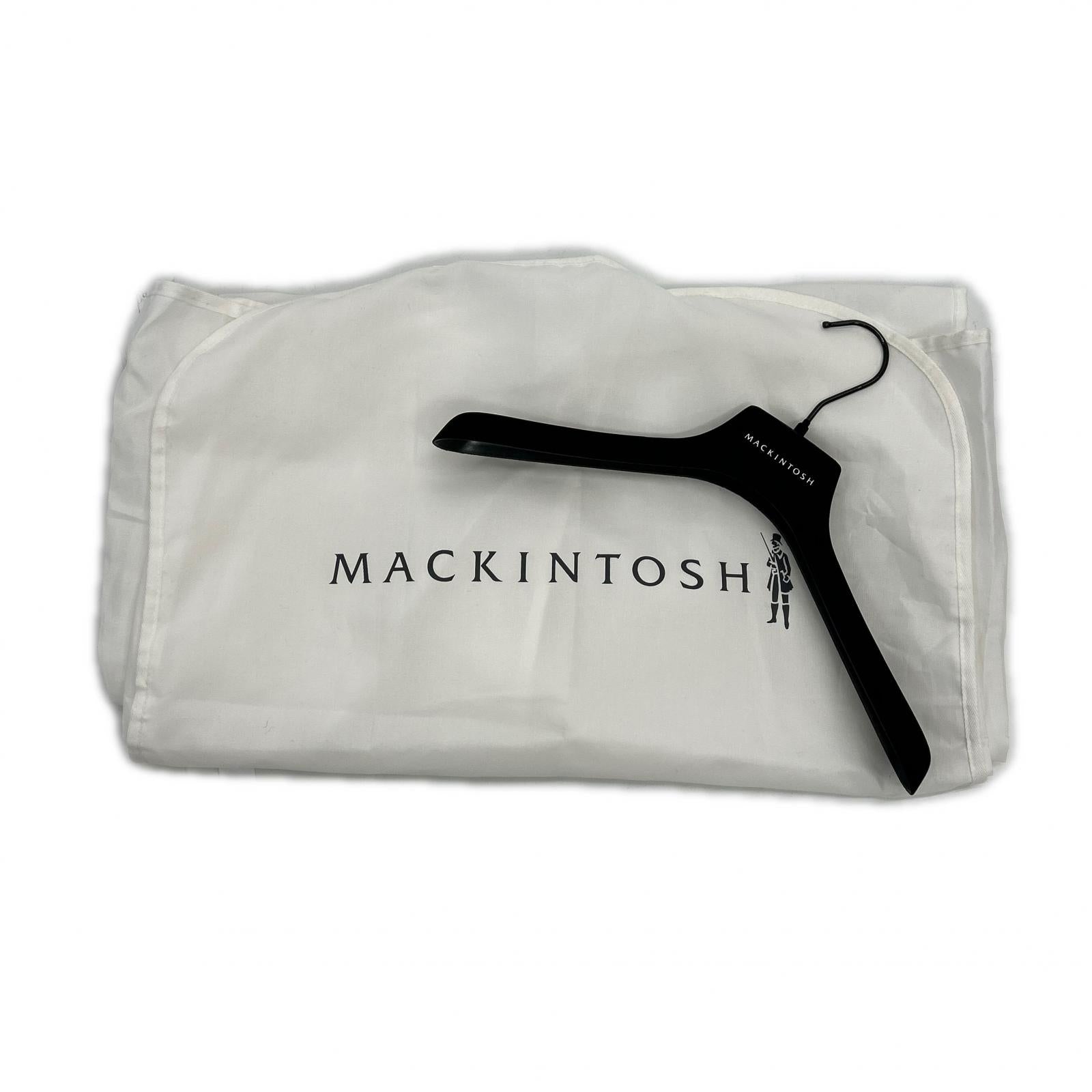MACKINTOSH マッキントッシュ 22AW L222MO1103FEX2K ブラック HUMBIE DOUBLE SHORT EX ウール×キュプラ 金ボタン ステンカラーコート コート