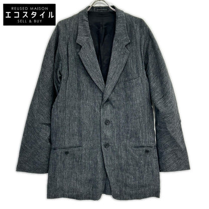 Yohji Yamamoto POUR HOMME ヨウジヤマモトプールオム 24SS HS-J24-302 グレー ラグランスリーブJK リネンツイル ジャケット ジャケット