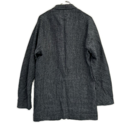 Yohji Yamamoto POUR HOMME ヨウジヤマモトプールオム 24SS HS-J24-302 グレー ラグランスリーブJK リネンツイル ジャケット ジャケット