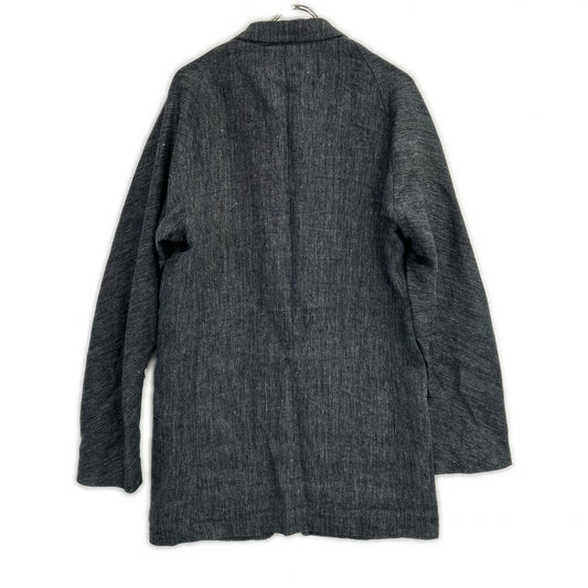 Yohji Yamamoto POUR HOMME ヨウジヤマモトプールオム 24SS HS-J24-302 グレー ラグランスリーブJK リネンツイル ジャケット ジャケット