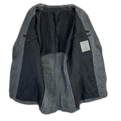 Yohji Yamamoto POUR HOMME ヨウジヤマモトプールオム 24SS HS-J24-302 グレー ラグランスリーブJK リネンツイル ジャケット ジャケット