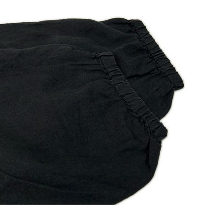 Yohji Yamamoto POUR HOMME ヨウジヤマモトプールオム 22SS HG-P35-336 ブラック リネン ワイドパンツ ボトムス