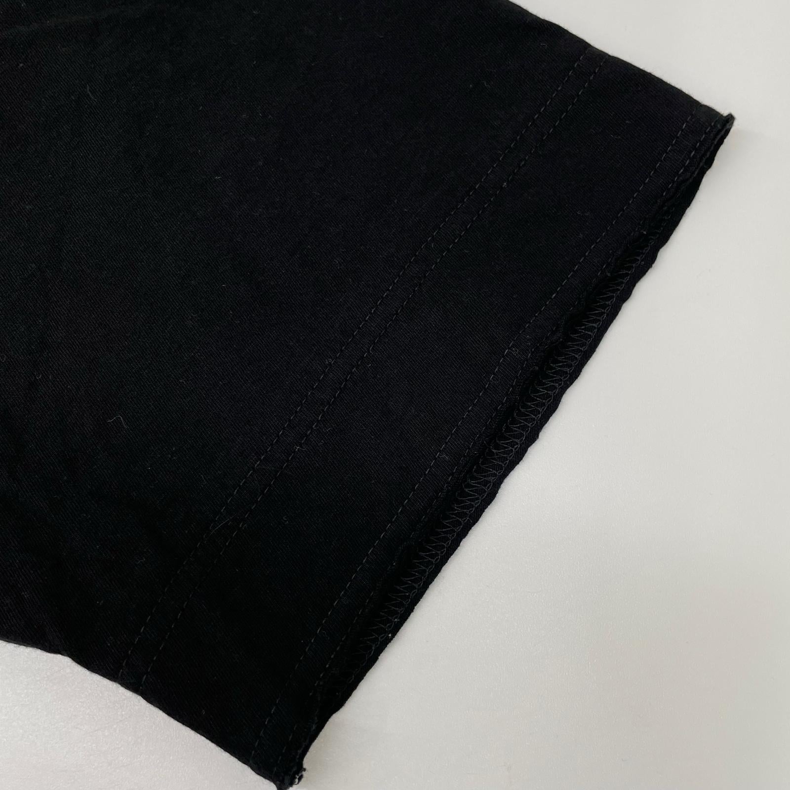 Yohji Yamamoto POUR HOMME ヨウジヤマモトプールオム HP-T97-087 ブラック ウルティマ ジャージー ショートスリーブ ポケット Tシャツ B トップス
