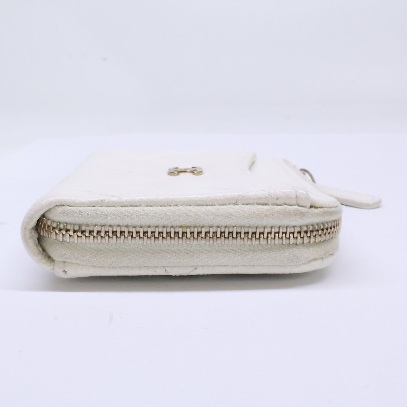 CHANEL シャネル AP3179 キャビアスキン マトラッセ L字ファスナー カード コインケース