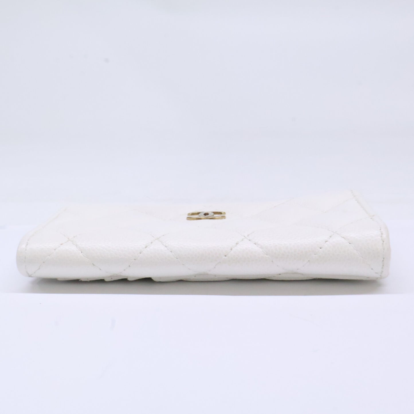 CHANEL シャネル AP3179 キャビアスキン マトラッセ L字ファスナー カード コインケース