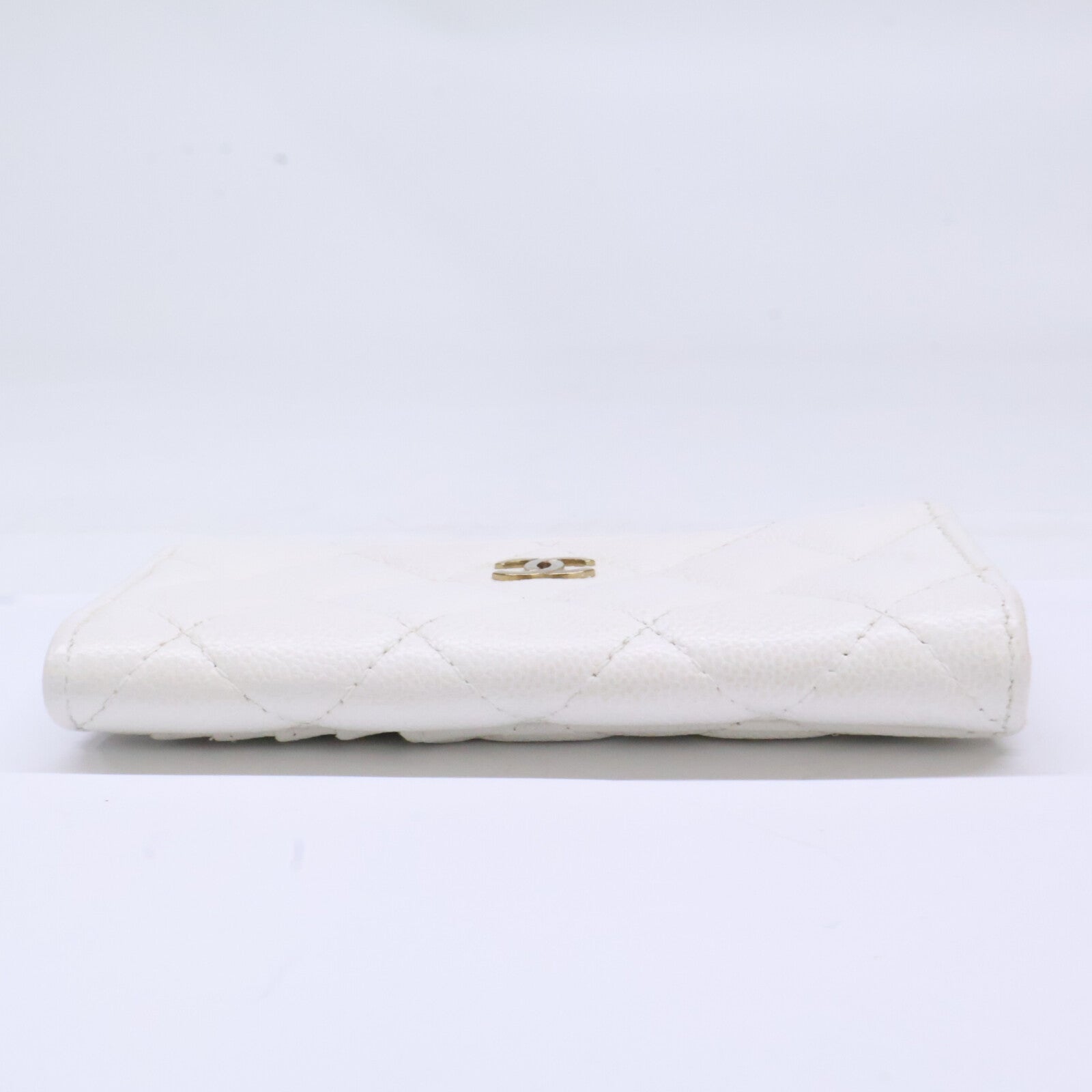 CHANEL シャネル AP3179 キャビアスキン マトラッセ L字ファスナー カード コインケース