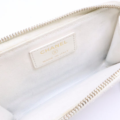 CHANEL シャネル AP3179 キャビアスキン マトラッセ L字ファスナー カード コインケース